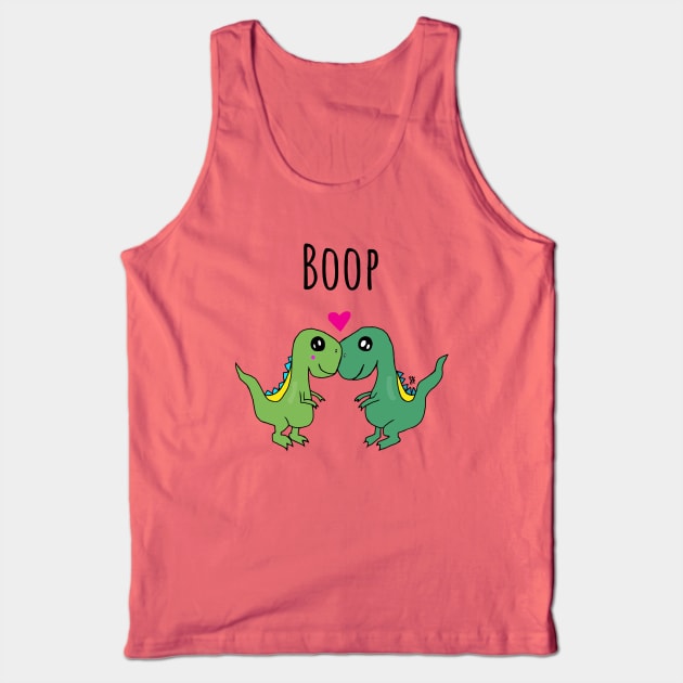 Boop - Dinosaurs in Love Tank Top by SKPink